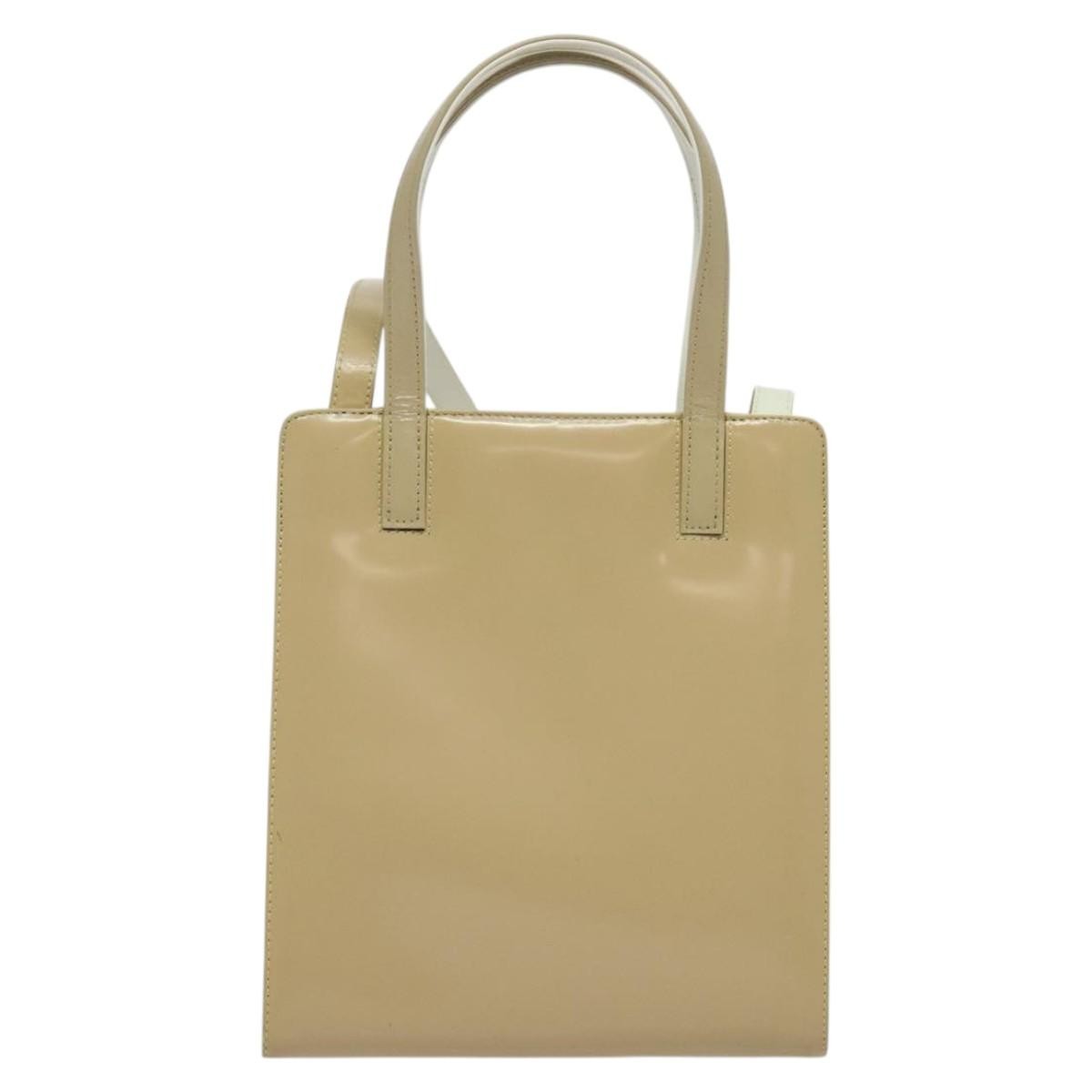 Salvatore Ferragamo Gancini handbag Beige Good condition - Back View