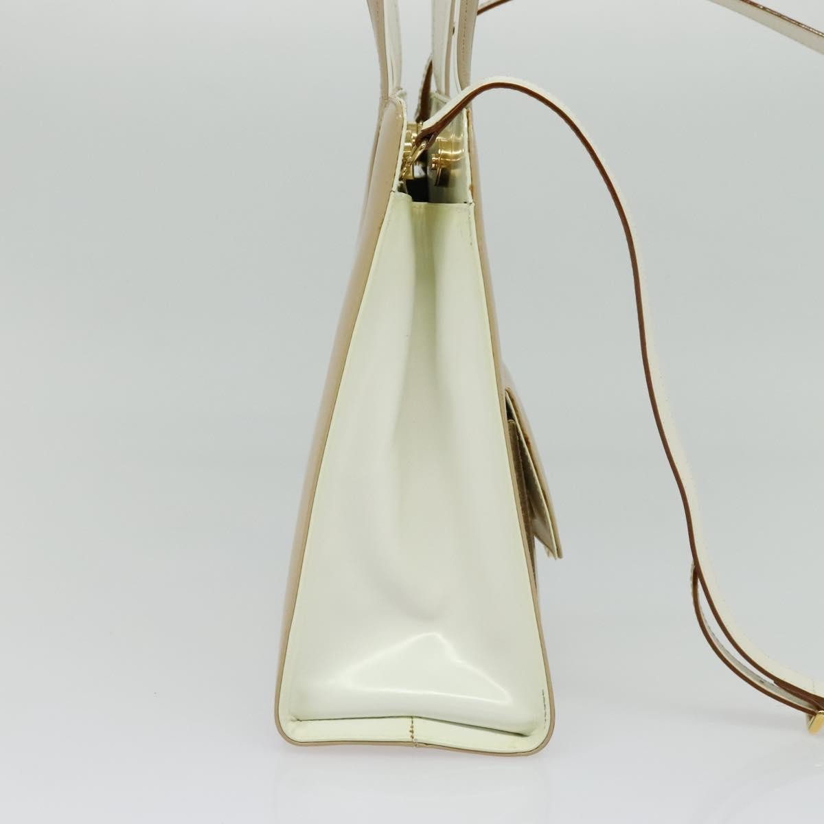 Salvatore Ferragamo Gancini handbag Beige Good condition - Inside View