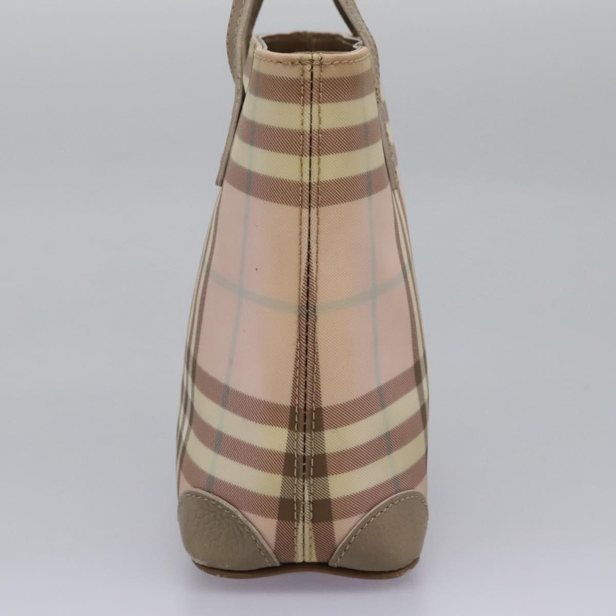 Burberry Nova Check Tote Pink Canvas Good condition - Inside View