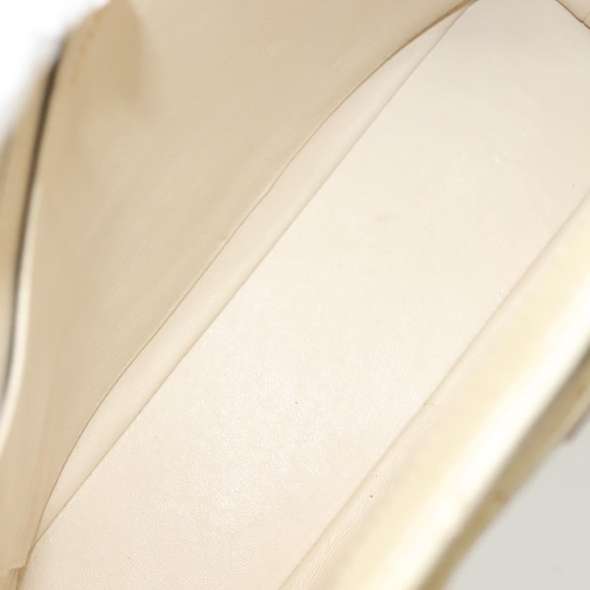 Chanel Vintage CC Front Pocket Tote Beige Leather Good condition - Box View