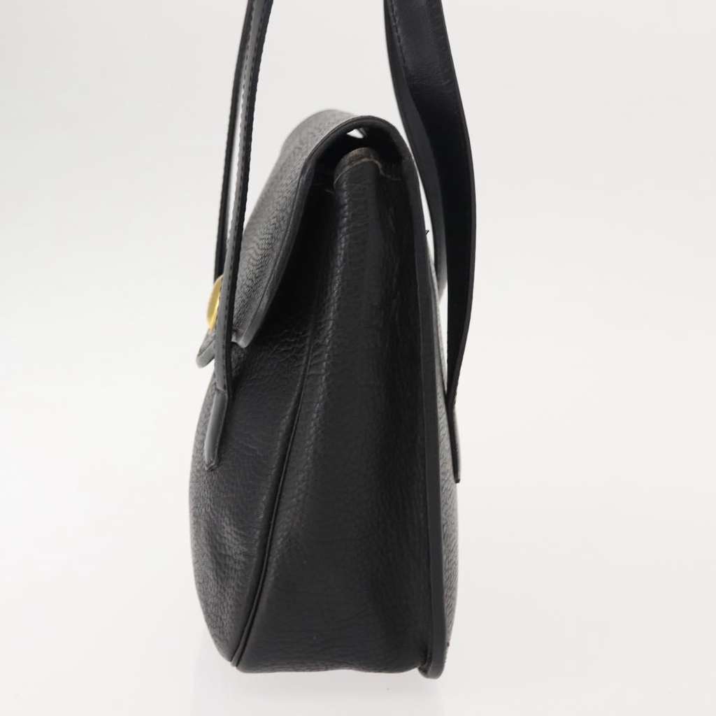Christian Dior Vintage CD Handbag Black Leather Good condition - Inside View