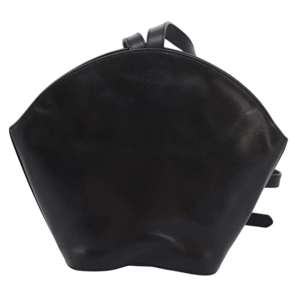 Salvatore Ferragamo Vintage Shoulder Bag Black Leather Good condition - Back View