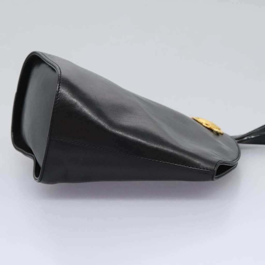 Salvatore Ferragamo Vintage Shoulder Bag Black Leather Good condition - Model View