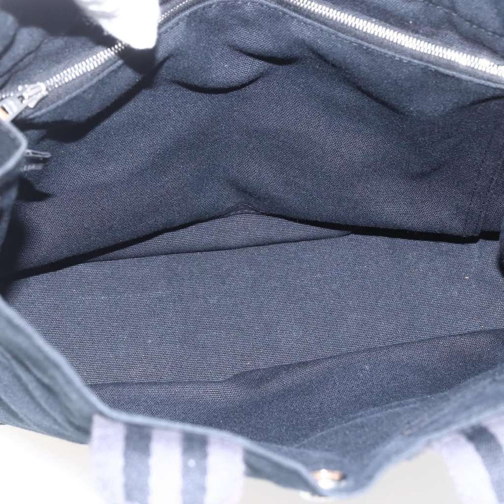 Hermès Fourre Tout Tote Black Canvas Good condition - Box View