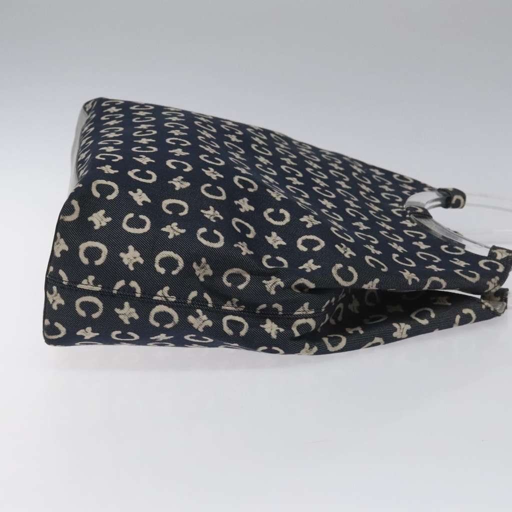 Celine C Sulky Shoulder bag Navy Canvas Good condition - Inside View