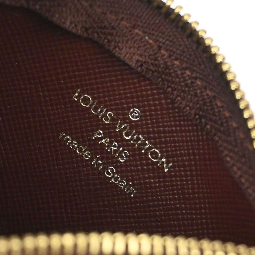 Louis Vuitton Pochette clés NM Red Canvas Good condition - Inside View