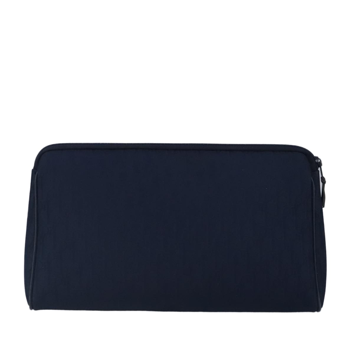 Christian Dior Vintage Trotter Pouch Navy Canvas Good condition - Back View