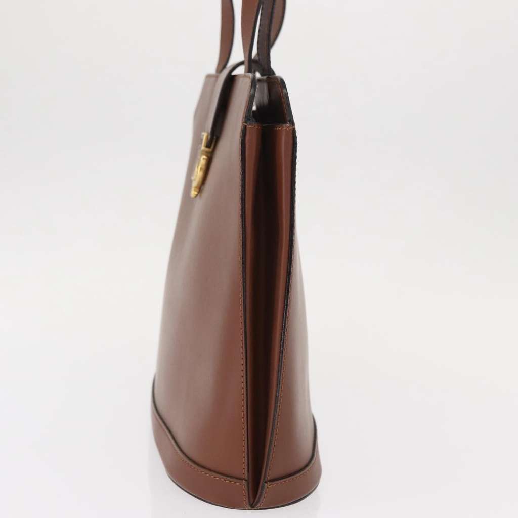 Celine Vintage Shoulder Bag Brown Leather Good condition - Inside View