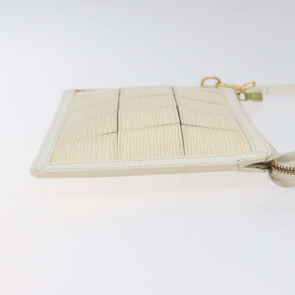 Louis Vuitton Delmonico Pochette Beige Leather Good condition - Inside View