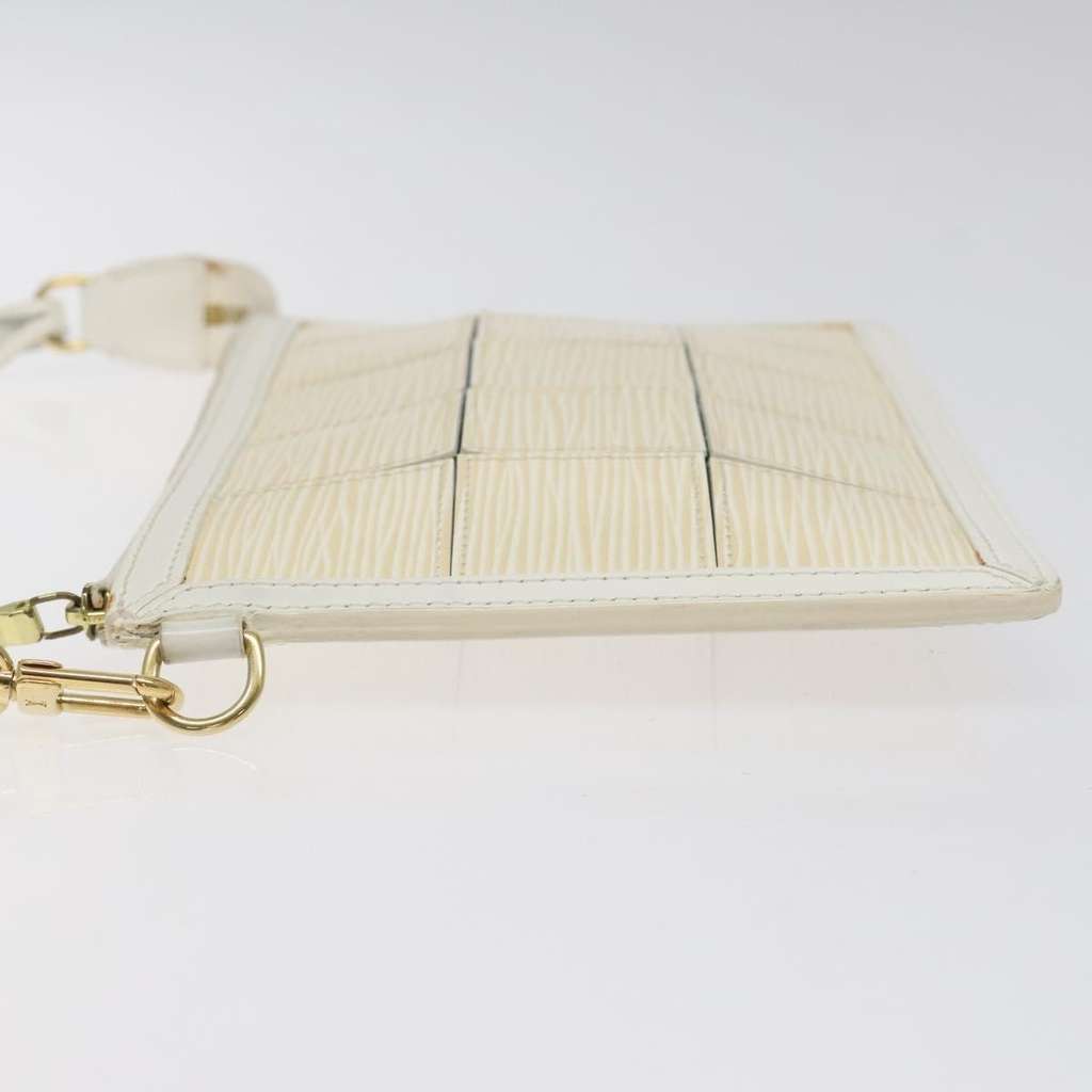 Louis Vuitton Delmonico Pochette Beige Leather Good condition - Model View