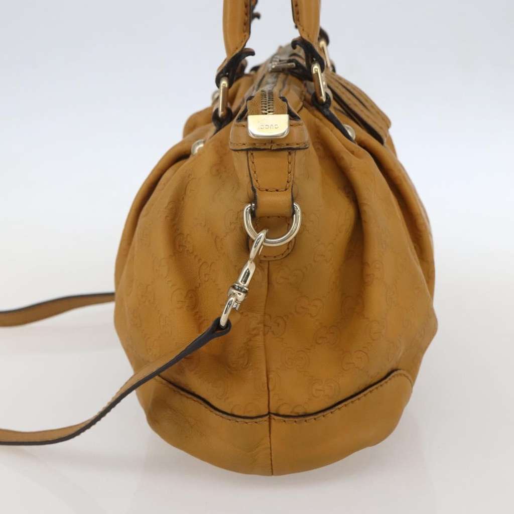 Gucci Sukey Top Handle Satchel Brown Leather Good condition - Model View