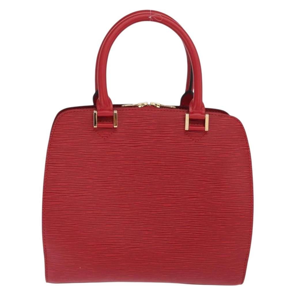 Louis Vuitton Pont Neuf Handbag Red Leather Good condition - Back View