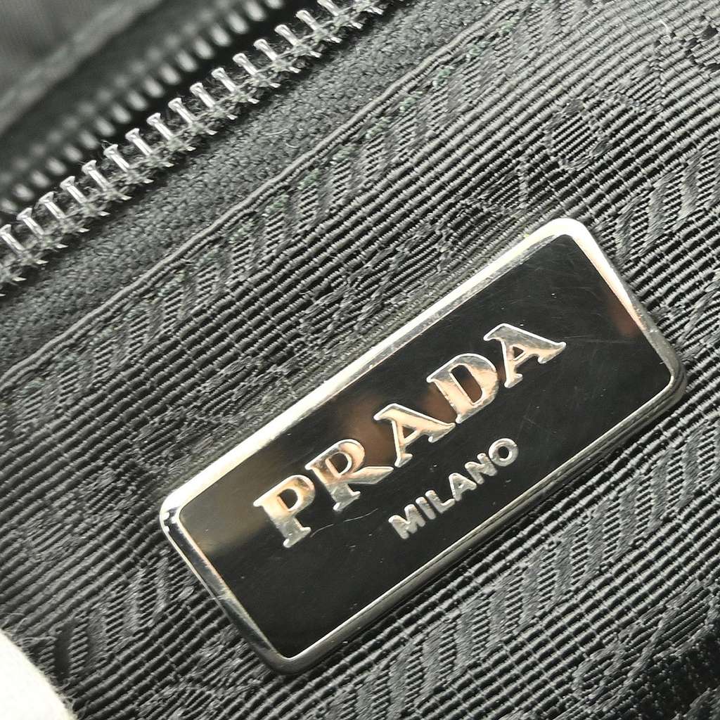 Prada Front Pocket Messenger Bag Black Good condition - Model View