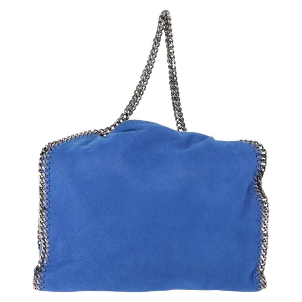 Stella Mccartney Falabella Tote Blue Polyester Good condition - Back View