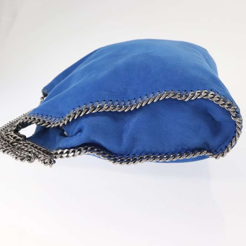 Stella Mccartney Falabella Tote Blue Polyester Good condition - Model View