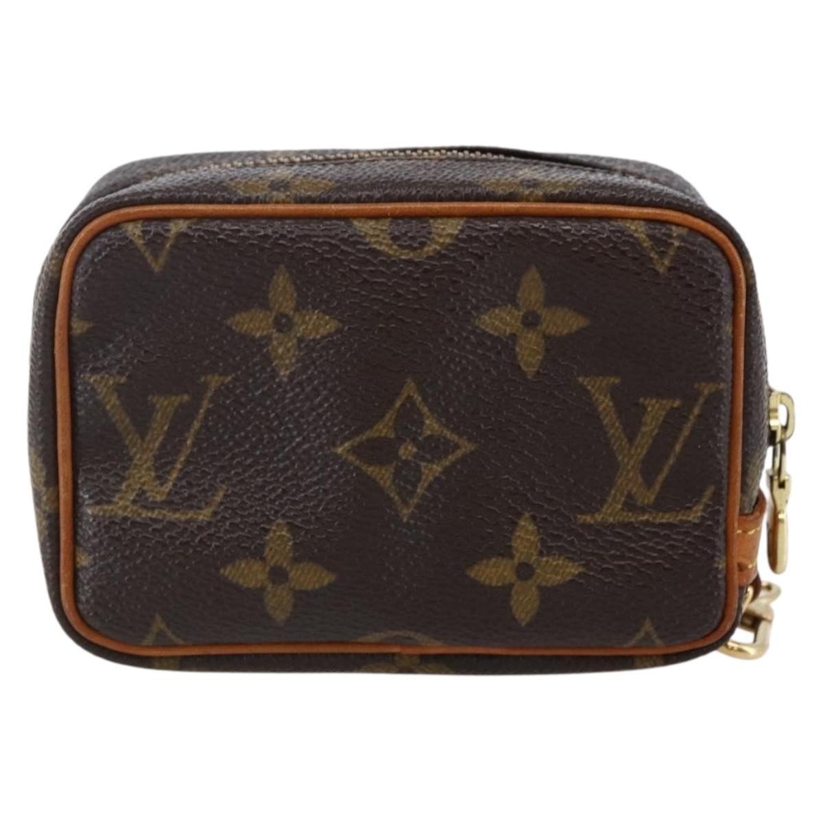 Louis Vuitton Wapity Trousse Pouch Brown Canvas Good condition - Back View