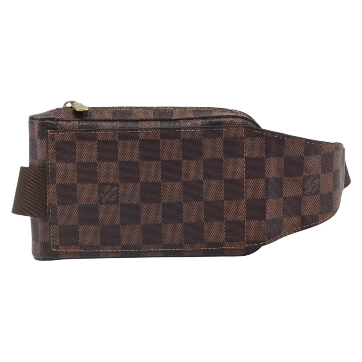 Louis Vuitton Geronimos Waist Bag Brown Canvas Good condition - Back View
