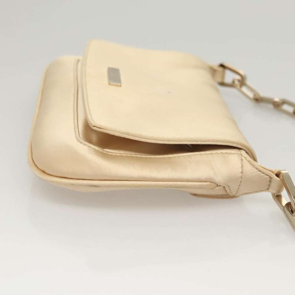 Gucci Chain Flap Shoulder Bag Beige Gold Good condition - Inside View