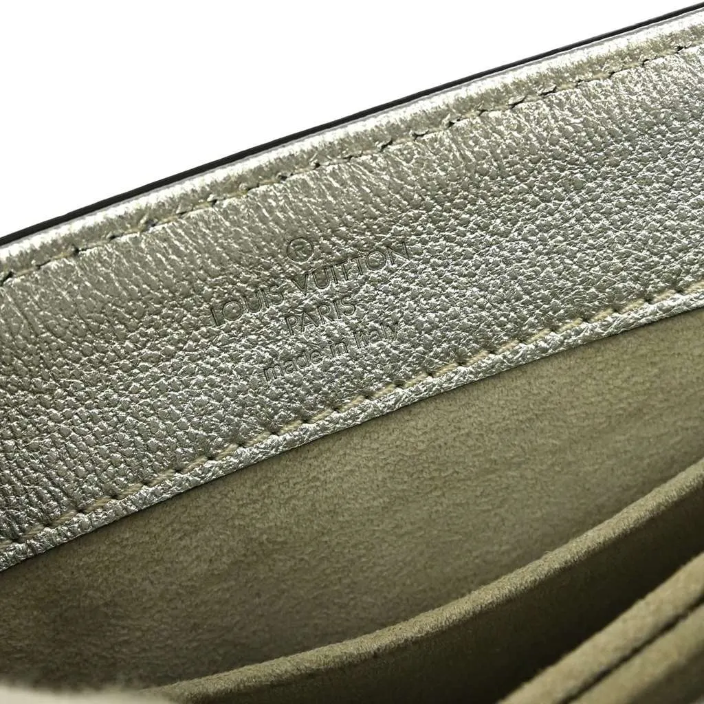 Louis Vuitton Very Chain Bag Silver Leather Good - Model View