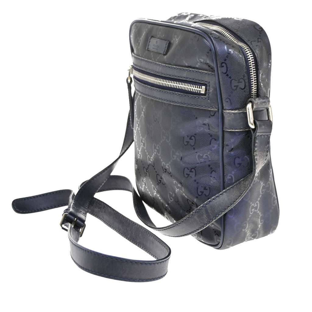 Gucci Zip Crossbody Bag Navy Good condition - Inside View
