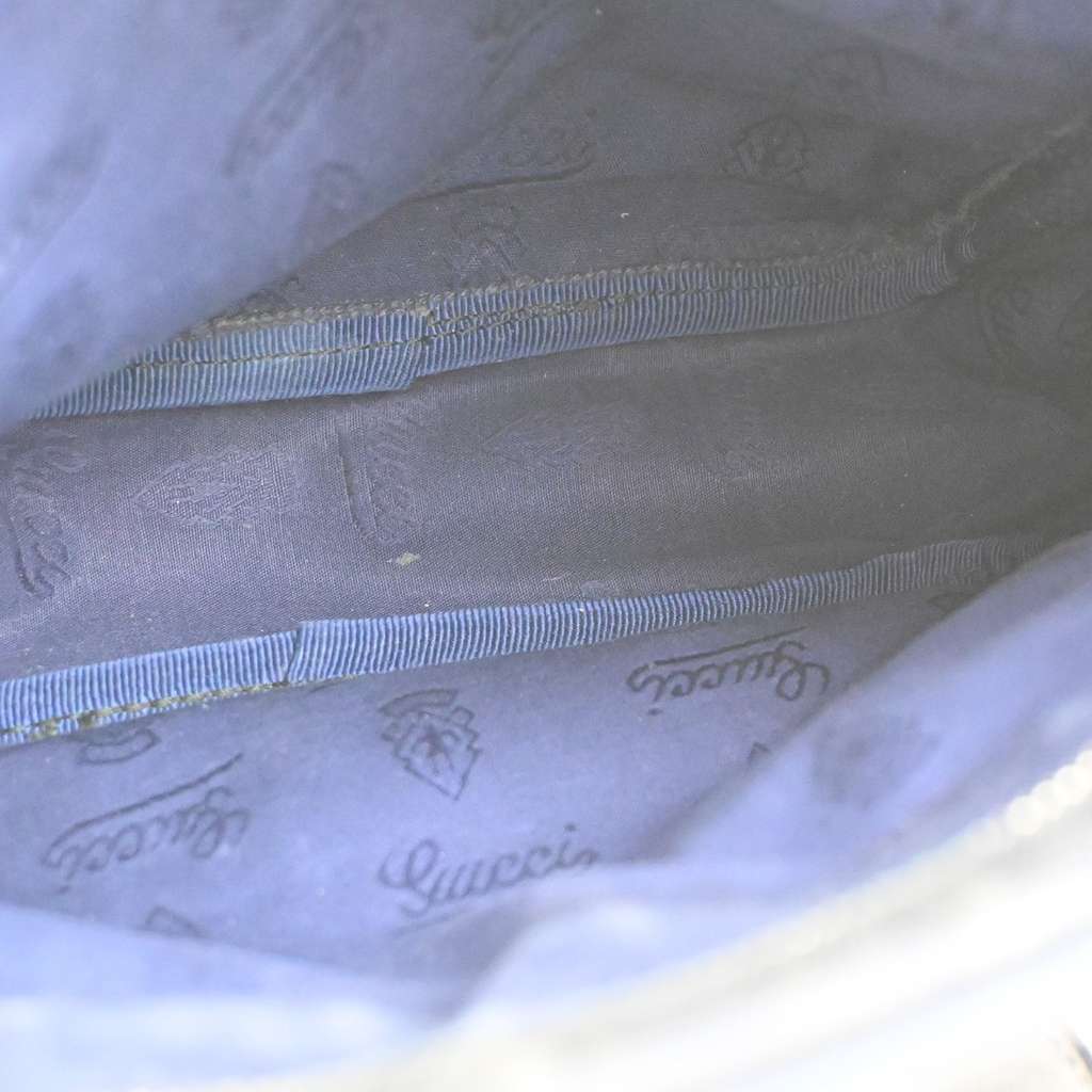 Gucci Zip Crossbody Bag Navy Good condition - Box View