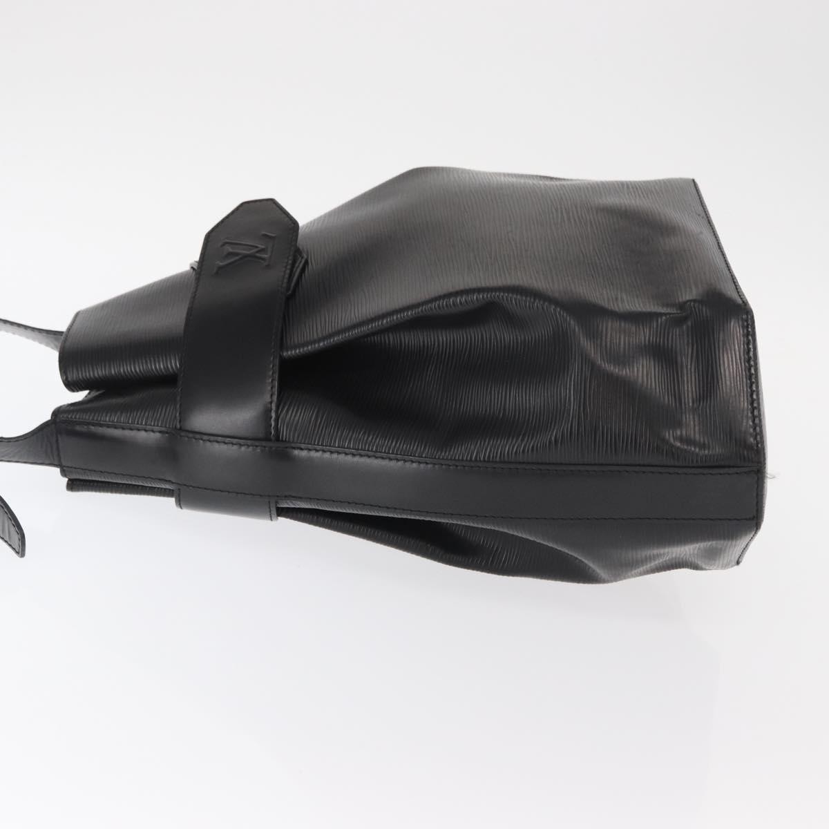 Louis Vuitton Vintage Sac d'Epaule Handbag Black Leather Fair condition - Model View