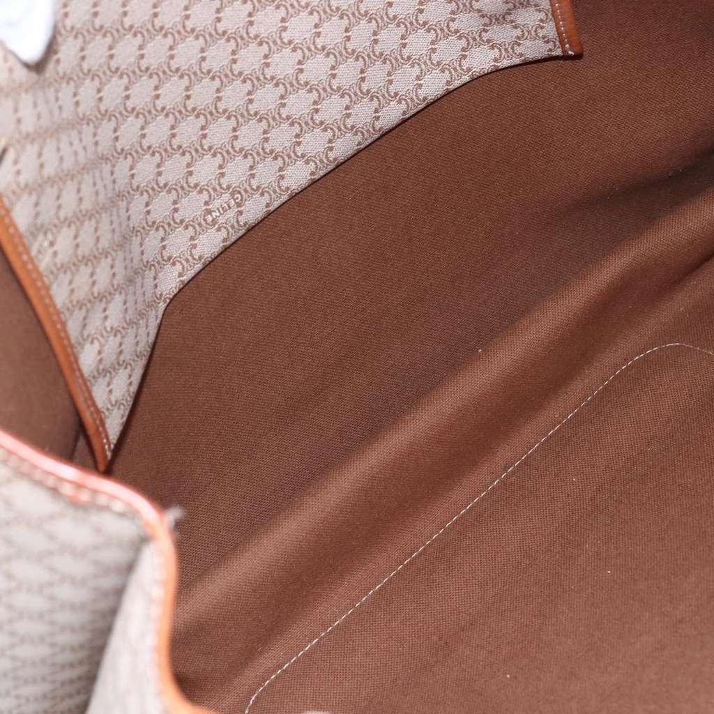 Celine Vintage Macadam Tote bag Beige Canvas Good condition - Box View