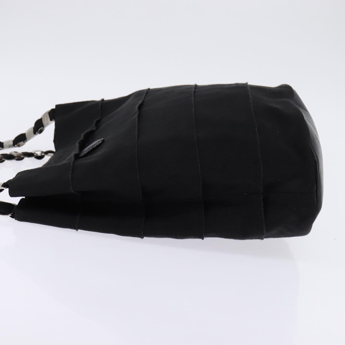 Salvatore Ferragamo Vala Shoulder Bag Black Canvas Good condition - Inside View