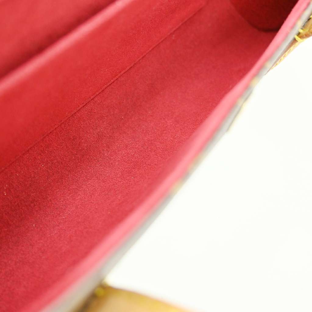 Louis Vuitton Sonatine Handbag Brown Canvas Good condition - Inside View