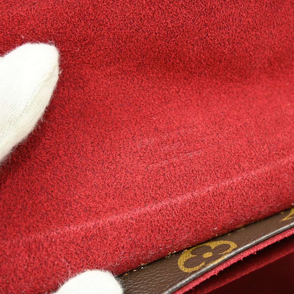 Louis Vuitton Sonatine Handbag Brown Canvas Good condition - Model View