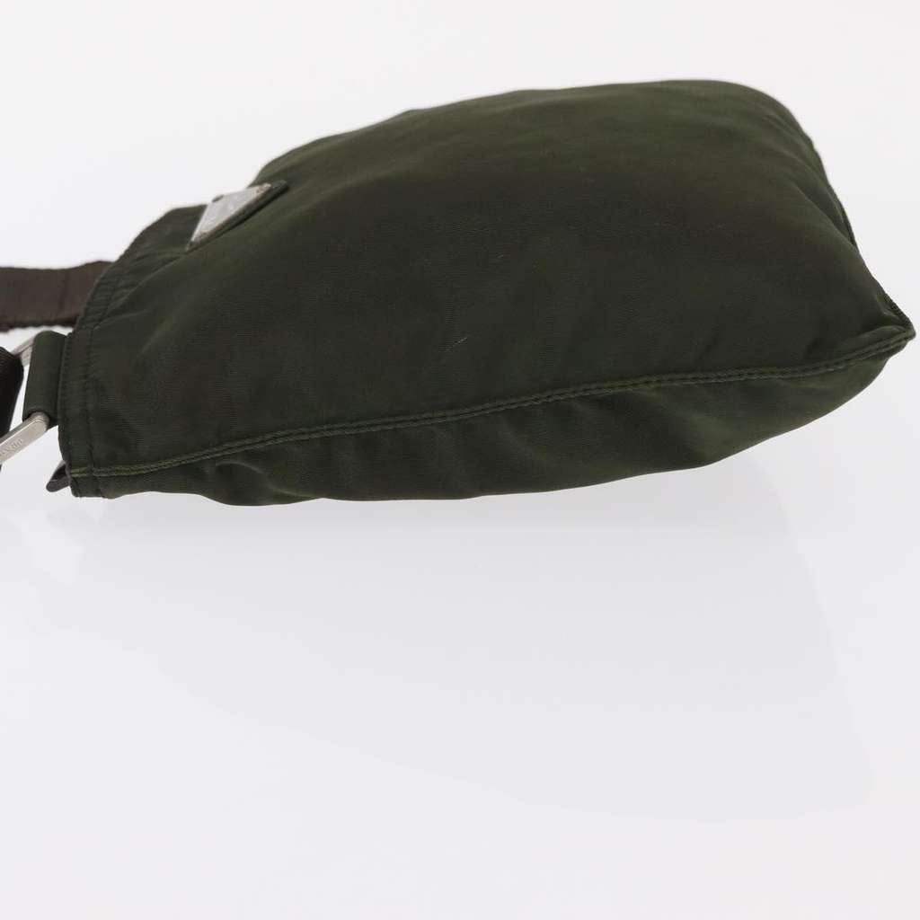 Prada Flat Messenger Bag Khaki Good condition - Model View