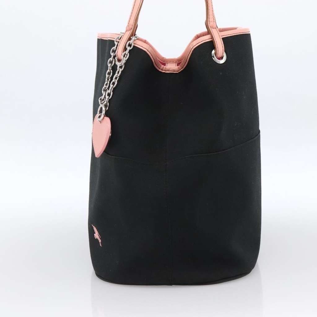 Burberry Blue Label Tote Bag Black Canvas Good condition - Model View