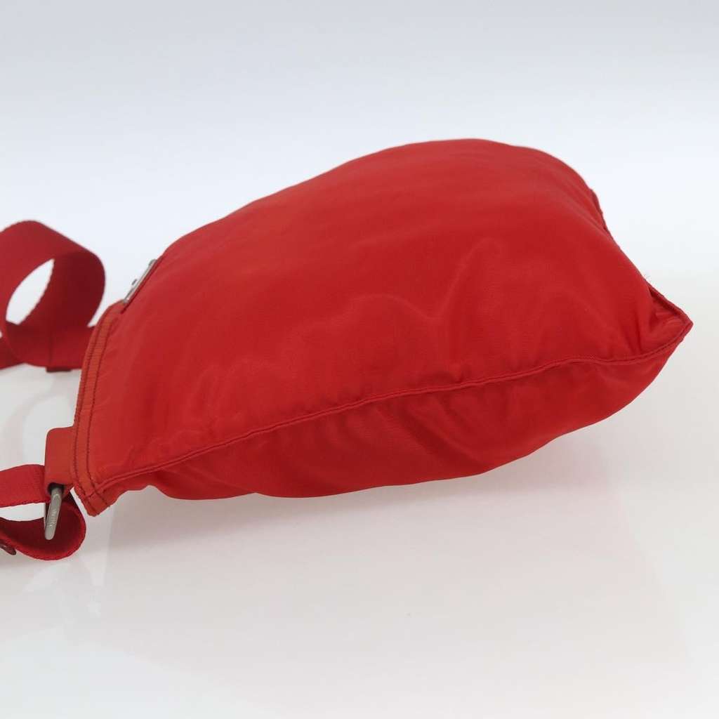Prada Zip Top Messenger Bag Red Good condition - Inside View