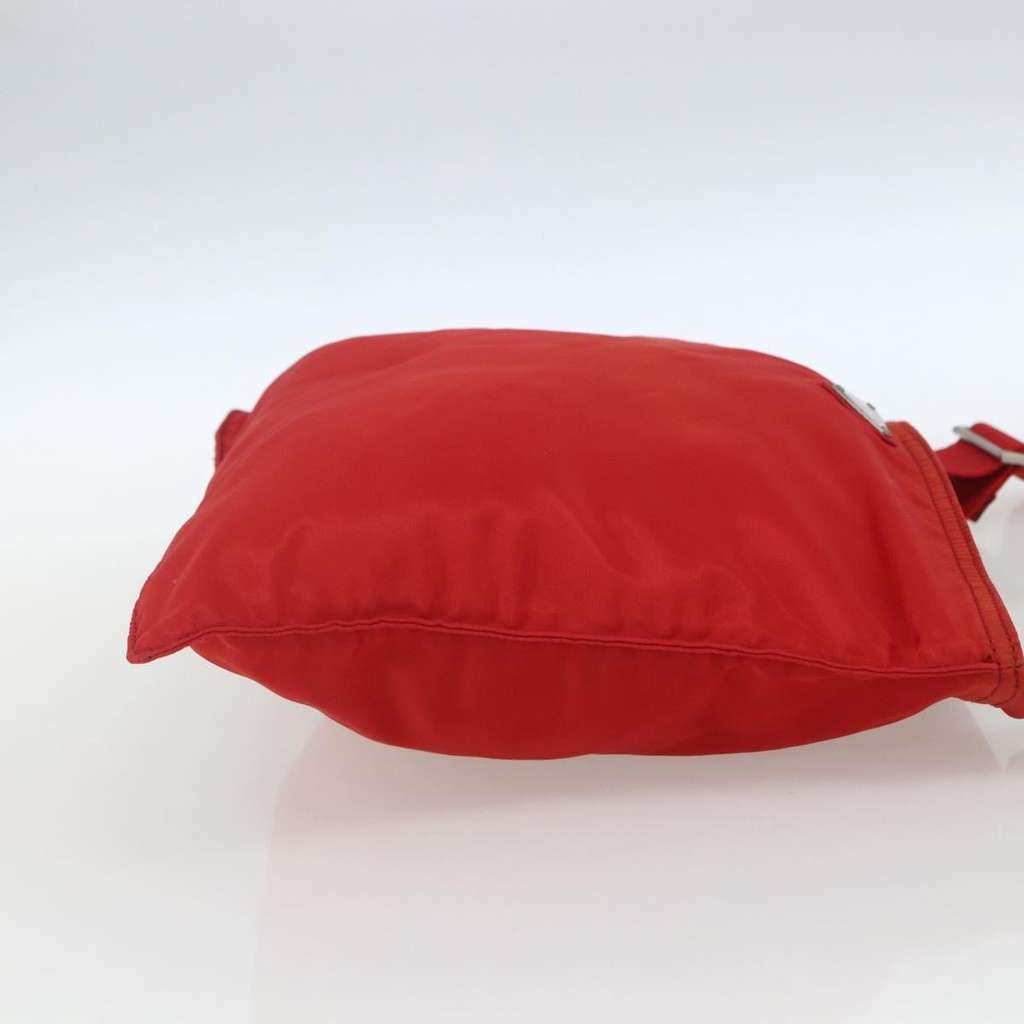 Prada Zip Top Messenger Bag Red Good condition - Model View