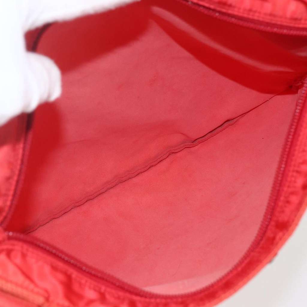 Prada Zip Top Messenger Bag Red Good condition - Box View