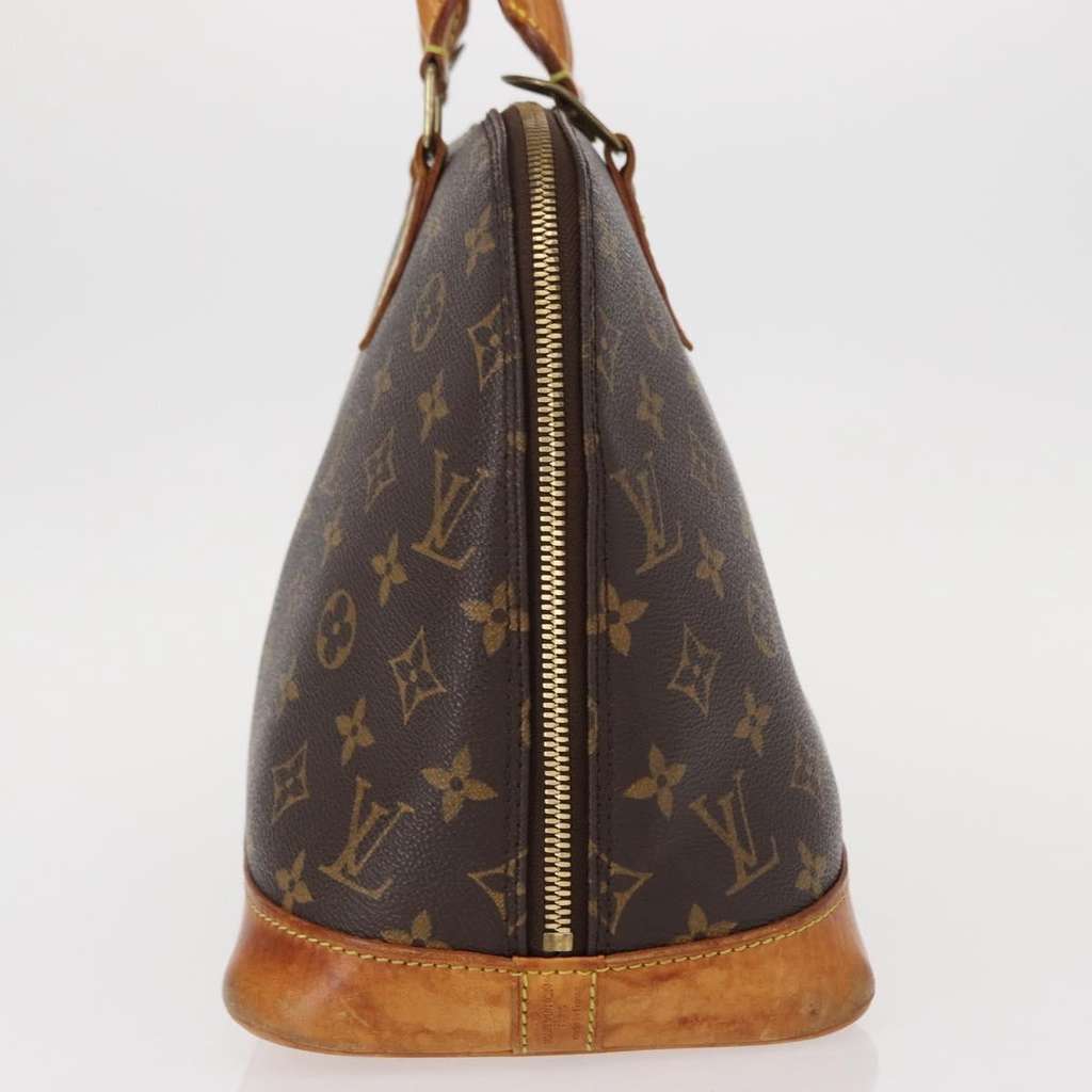 Louis Vuitton Alma Handbag Brown Canvas Good condition - Inside View