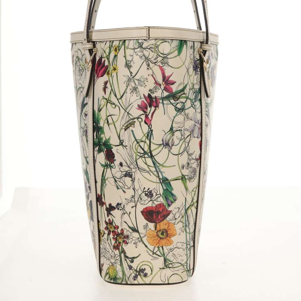 Gucci Open Tote White Leather Good condition - Inside View