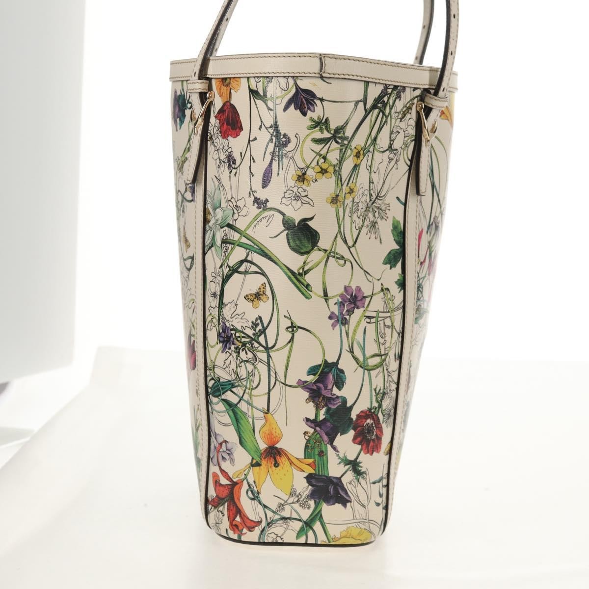 Gucci Open Tote White Leather Good condition - Model View