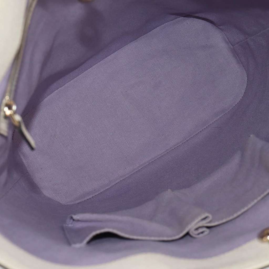 Gucci Open Tote White Leather Good condition - Box View