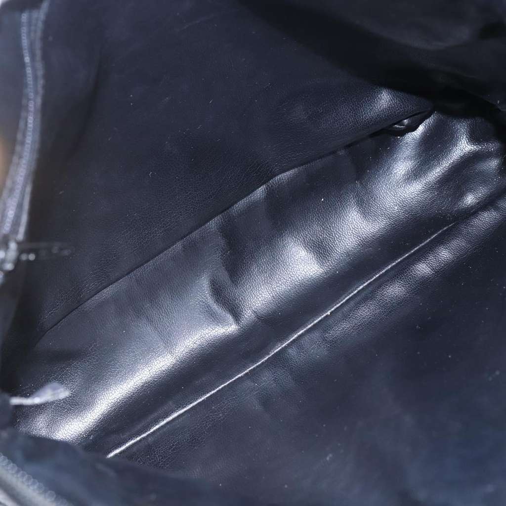 Bally Vintage Chain Shoulder Bag Black Leather Good condition - Box View