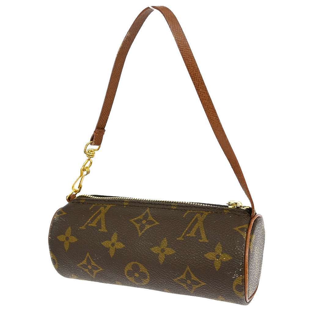Louis Vuitton Papillon Pochette Brown Canvas Fair condition - Back View