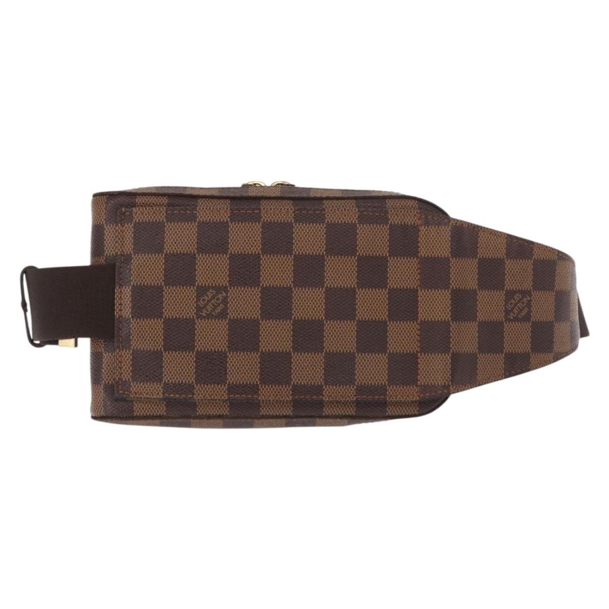 Louis Vuitton Geronimos Waist Bag Brown Canvas Good condition - Back View
