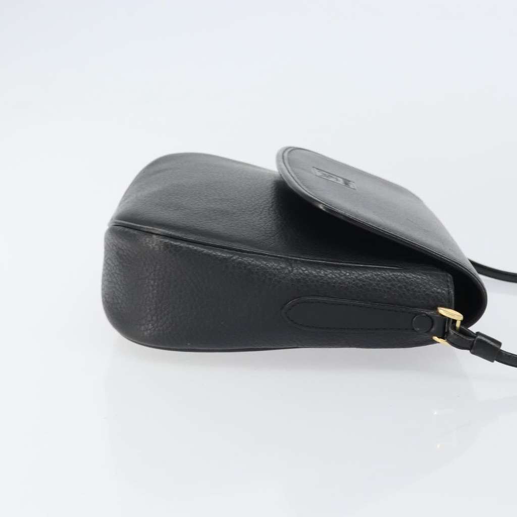 Burberry Vintage Shoulder Bag Black Leather Good condition - Inside View