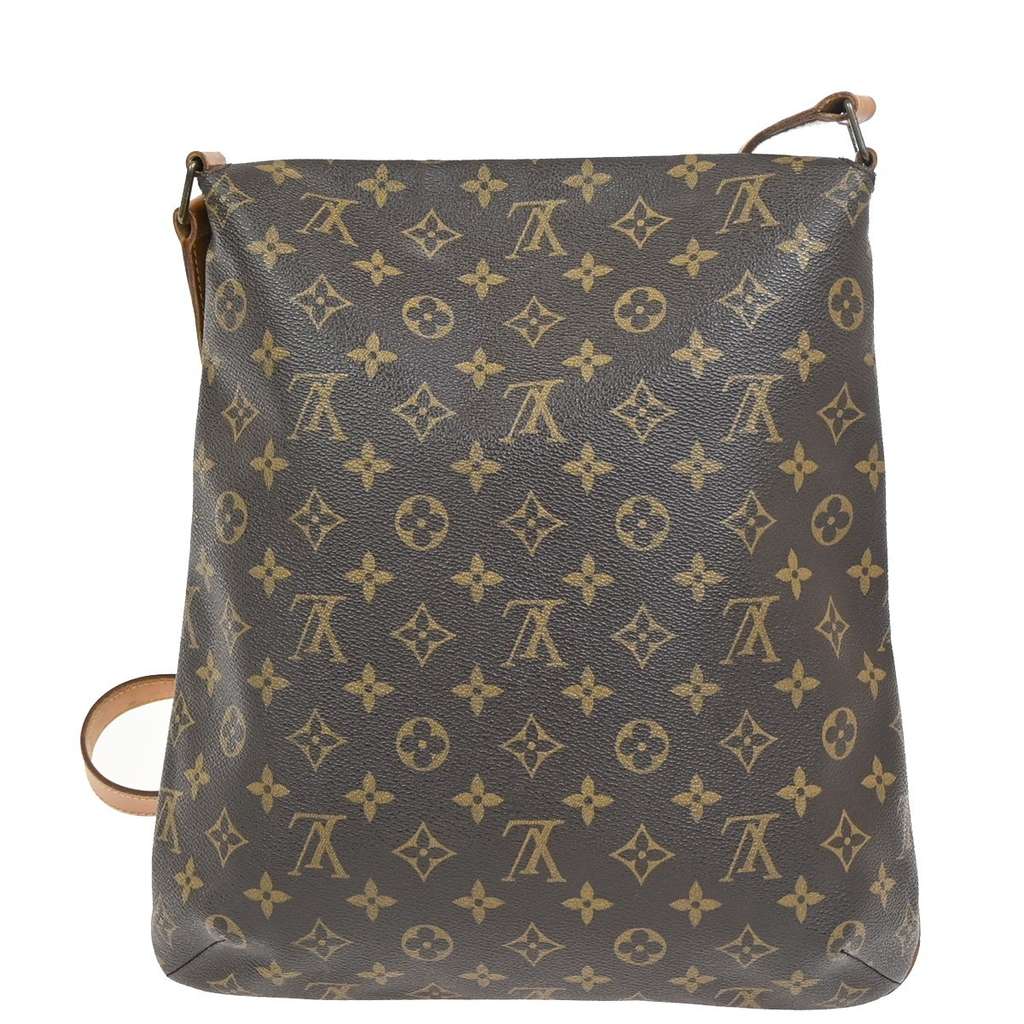 Louis Vuitton Musette Salsa Handbag Brown Canvas Good condition - Back View
