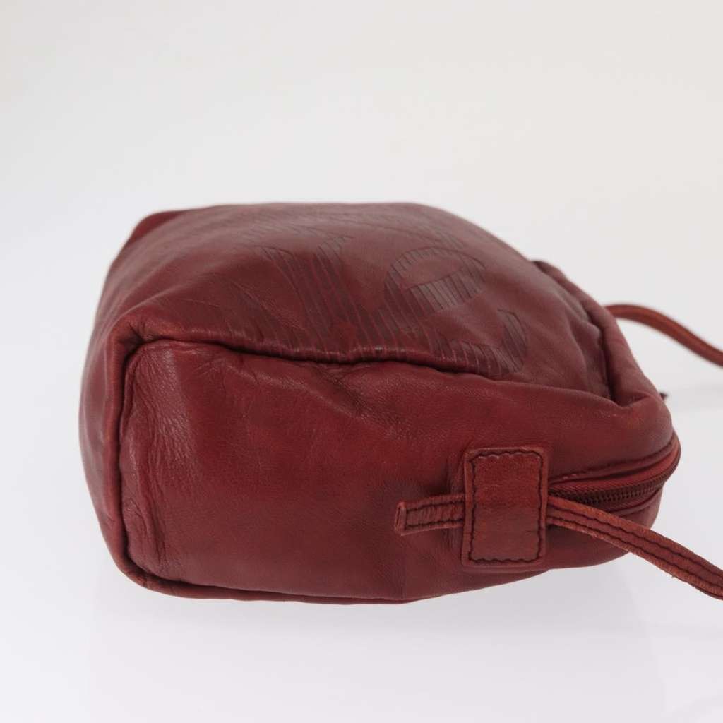 Loewe Vintage Shoulder Bag Red Leather Fair condition - Inside View