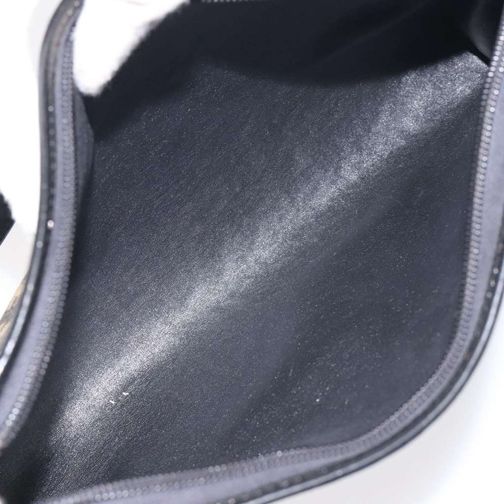 Christian Dior Vintage Trotter Shoulder Bag Navy Canvas Good condition - Box View