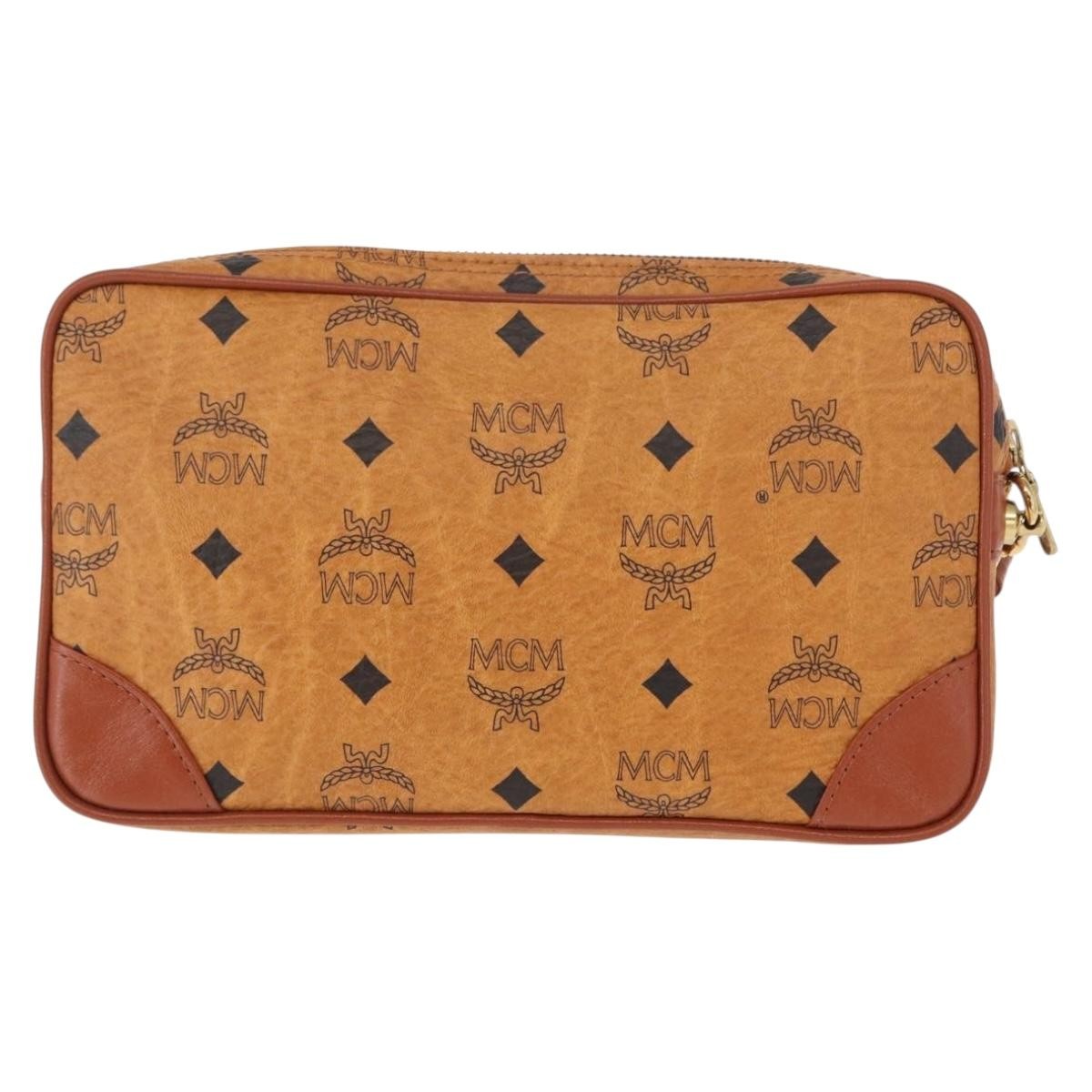 Mcm Visetos pouch Brown Good condition - Back View