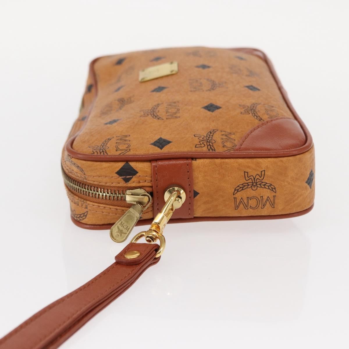 Mcm Visetos pouch Brown Good condition - Model View