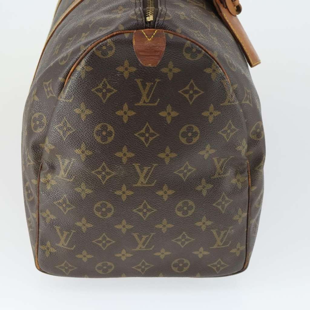 Louis Vuitton Keepall Bag Brown Canvas Fair condition - Model View
