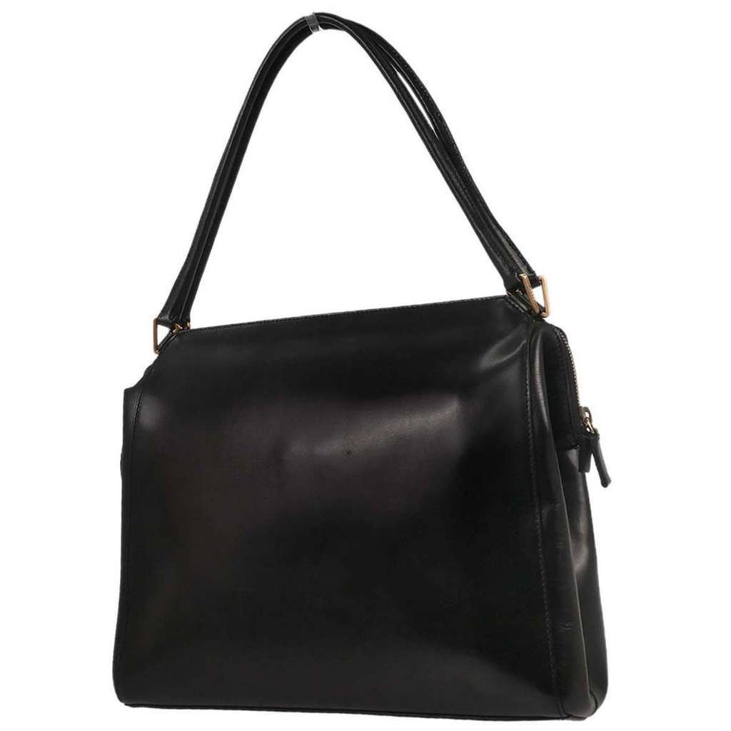 Prada Vintage Handbag Black Leather Good condition - Back View